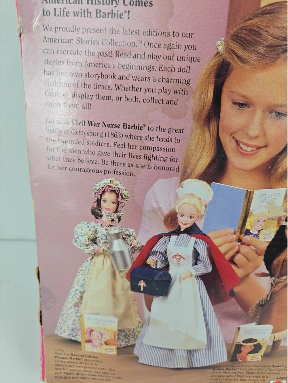 Vintage 1995 Mattel American Stories Collection Civil War Nurse Barbie